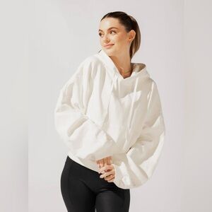 Popflex Pullover Cloud Hoodie White Plus Size 1X-3X Pockets Soft Oversized NWT.